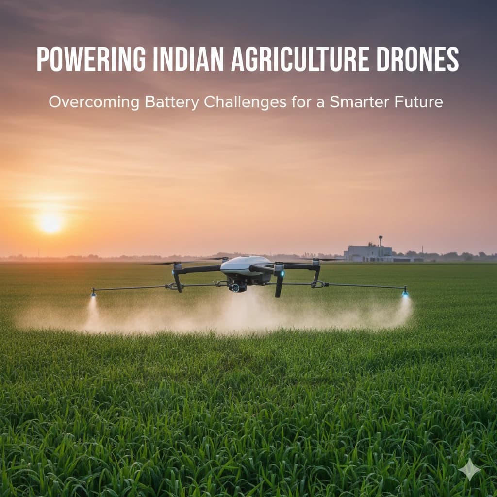 Powering Indian Agriculture Drones: Overcoming Battery Challenges for a Smarter Future
