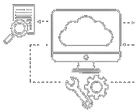 Monitor with cloud sync, search and maintenance tools
