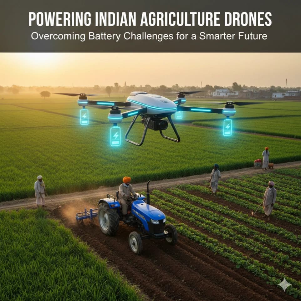 Powering Indian Agriculture Drones