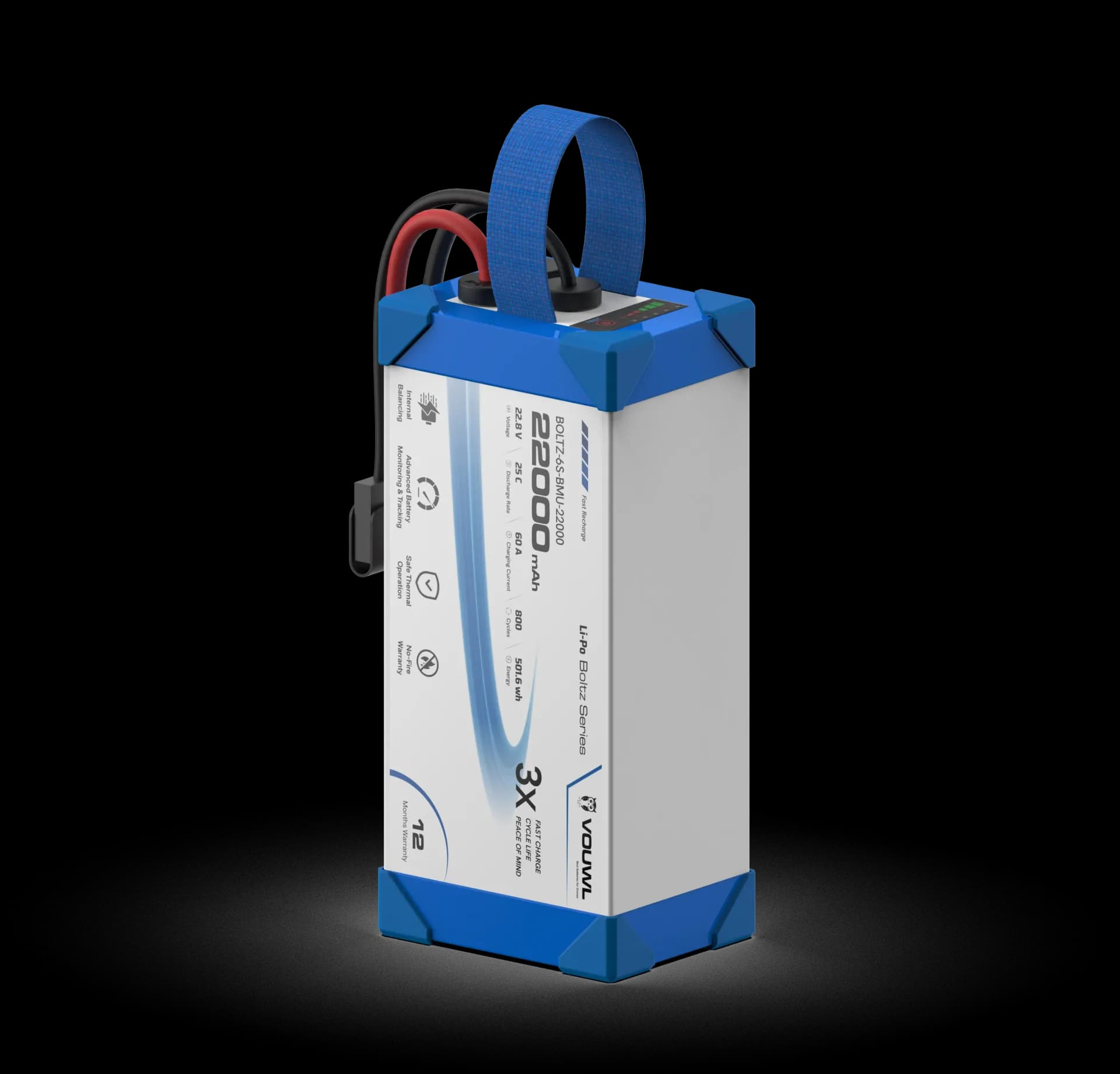 Boltz 6s Softpack 220000mAh 22.8v