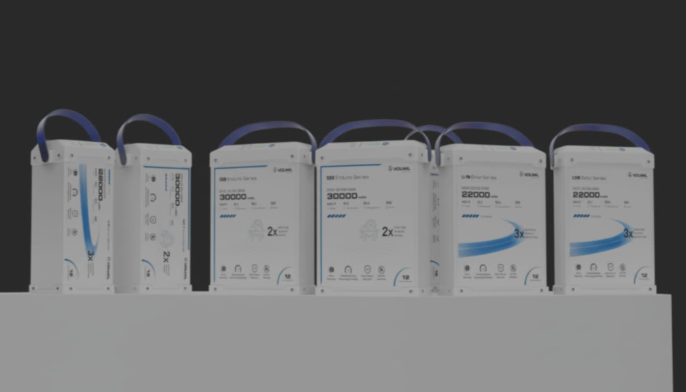 VOUWL drone battery lineup